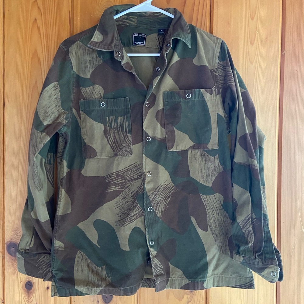 Camo Button Down